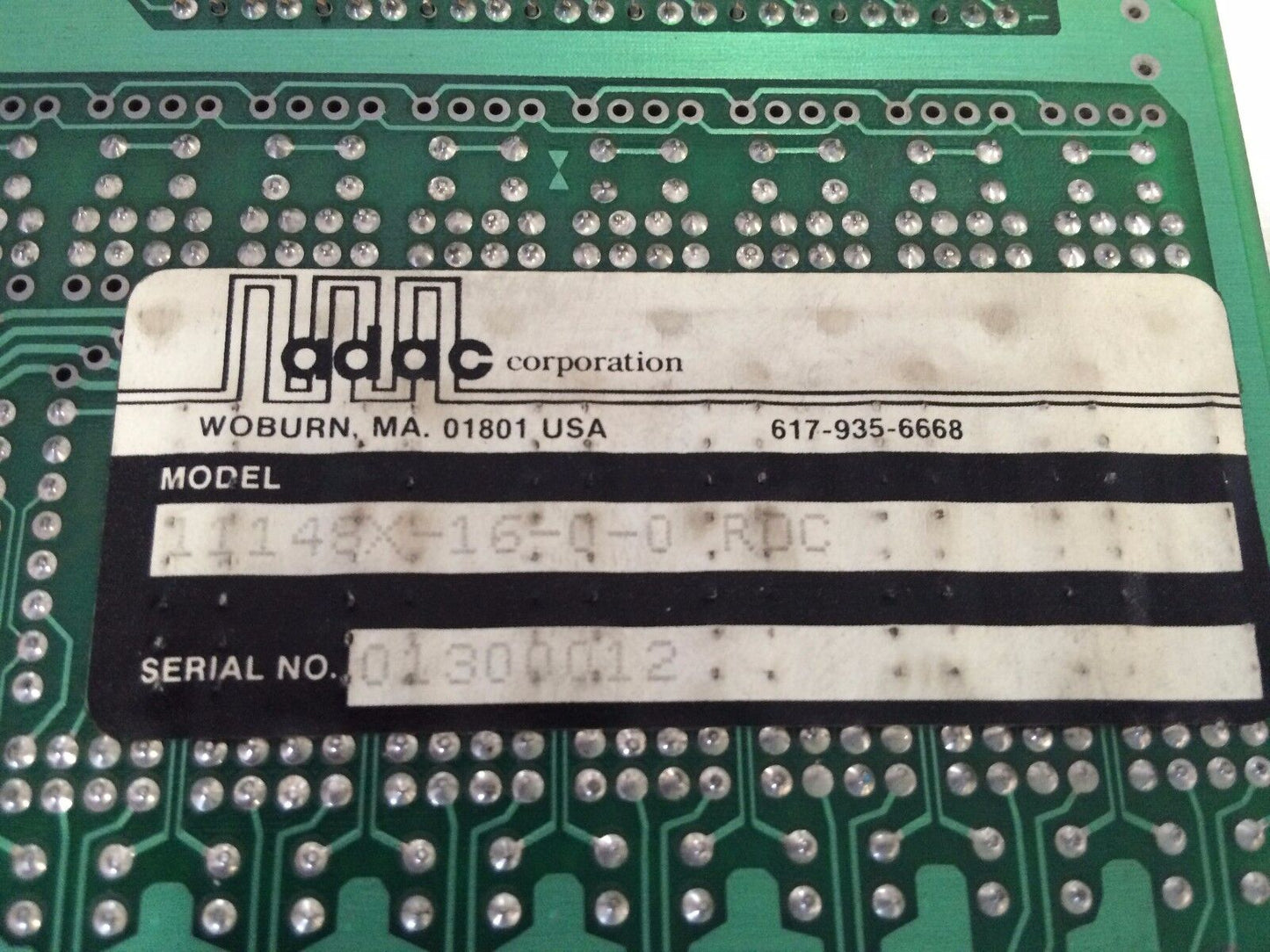 Adac 1113Sx/1114Sx,Iii3x Multiplexer Low Level D4-10824,Iii3sx/Iii4sx Plc,Aj