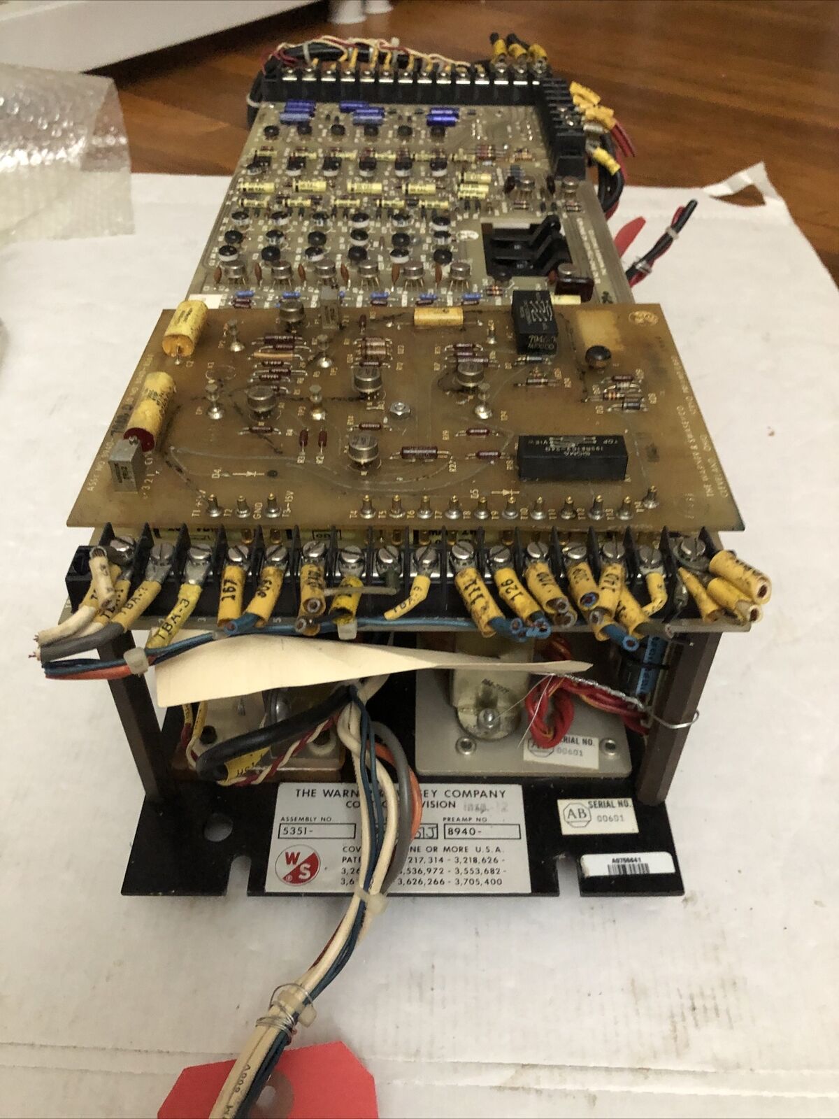 Warner & Swasey 5351-5037J Dc Servo Drive,8940-775H,8940-856E,8940-6675,Cu