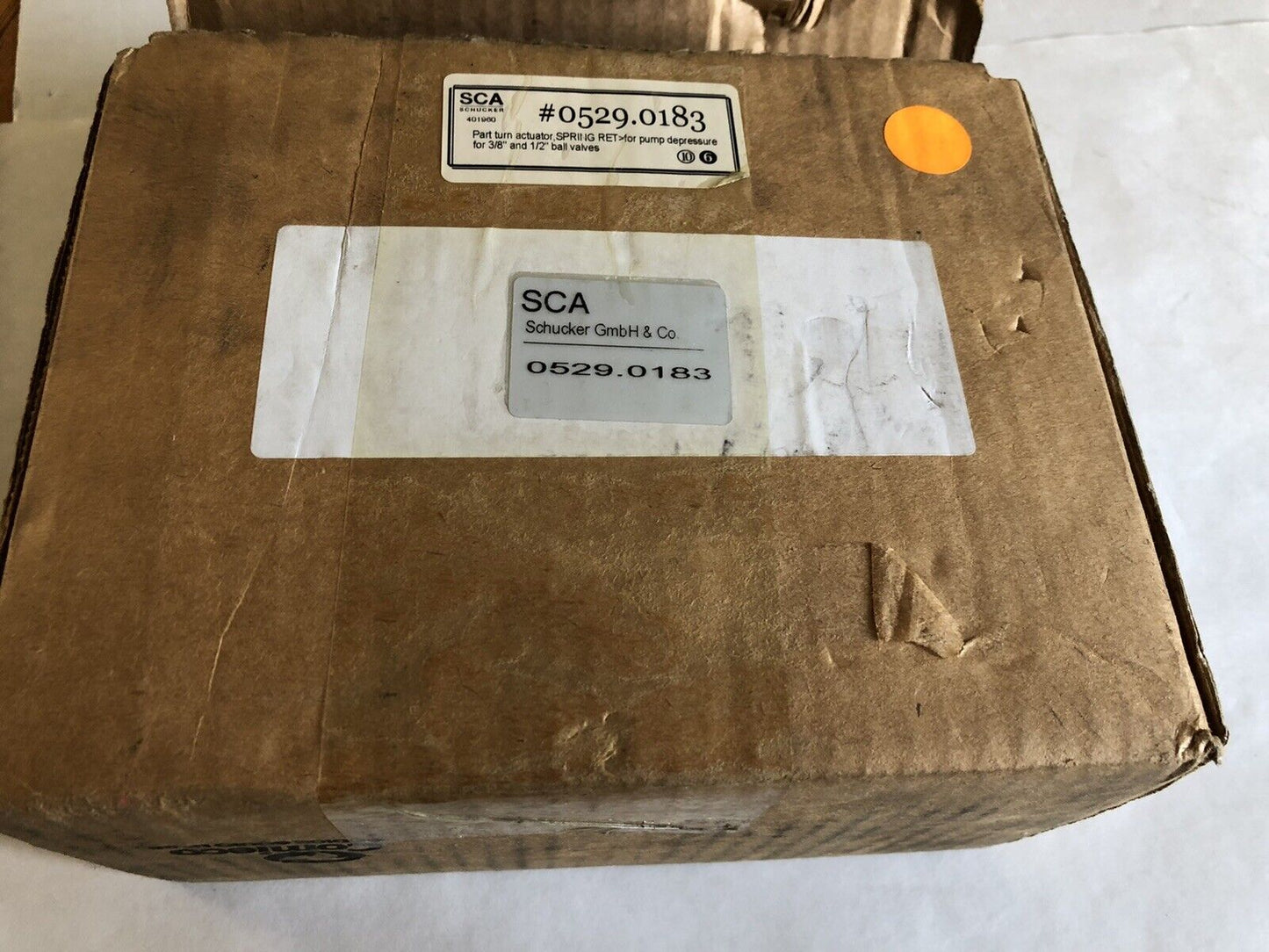 New Sca 0529.0183 Schucker Gmbh & Co Pneumatic Rotary Actuator,Gt-E-584-W,Ev