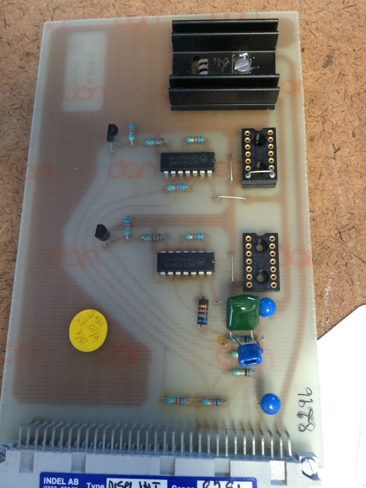 Indel 434A Displ. Int Pcb Control Board,Bl