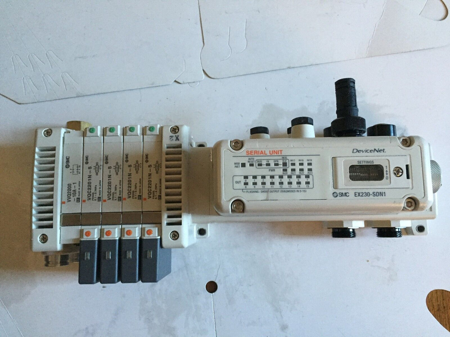 Smc Us2984-40,Ex230-Sdn1,Ex230-Cb2,Vqc2201n-5 Pneumatic Manifold Valve,Bc