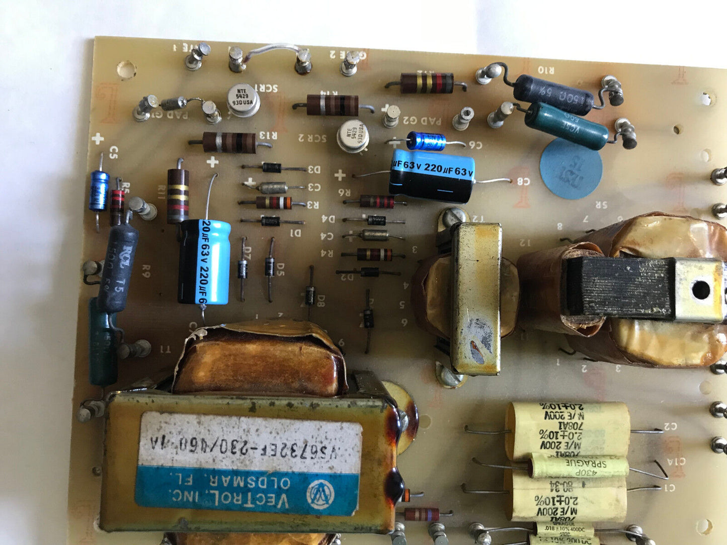 Westinghouse Vs6732ef Control Board 01-01-304 (6), A0854564 Vs6732ef-230/460,Es