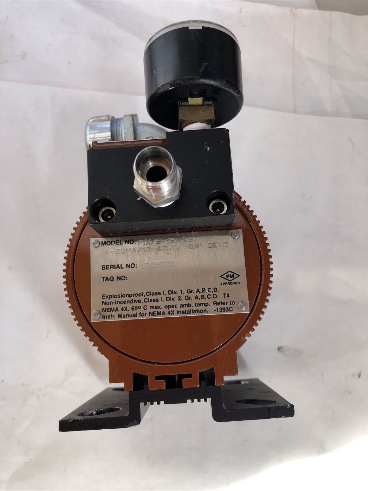 Moore Pix/3-15Psig/4-20Ma/12-42Dc/-Ga1 Pressure Current Transmitter,Pix,Da
