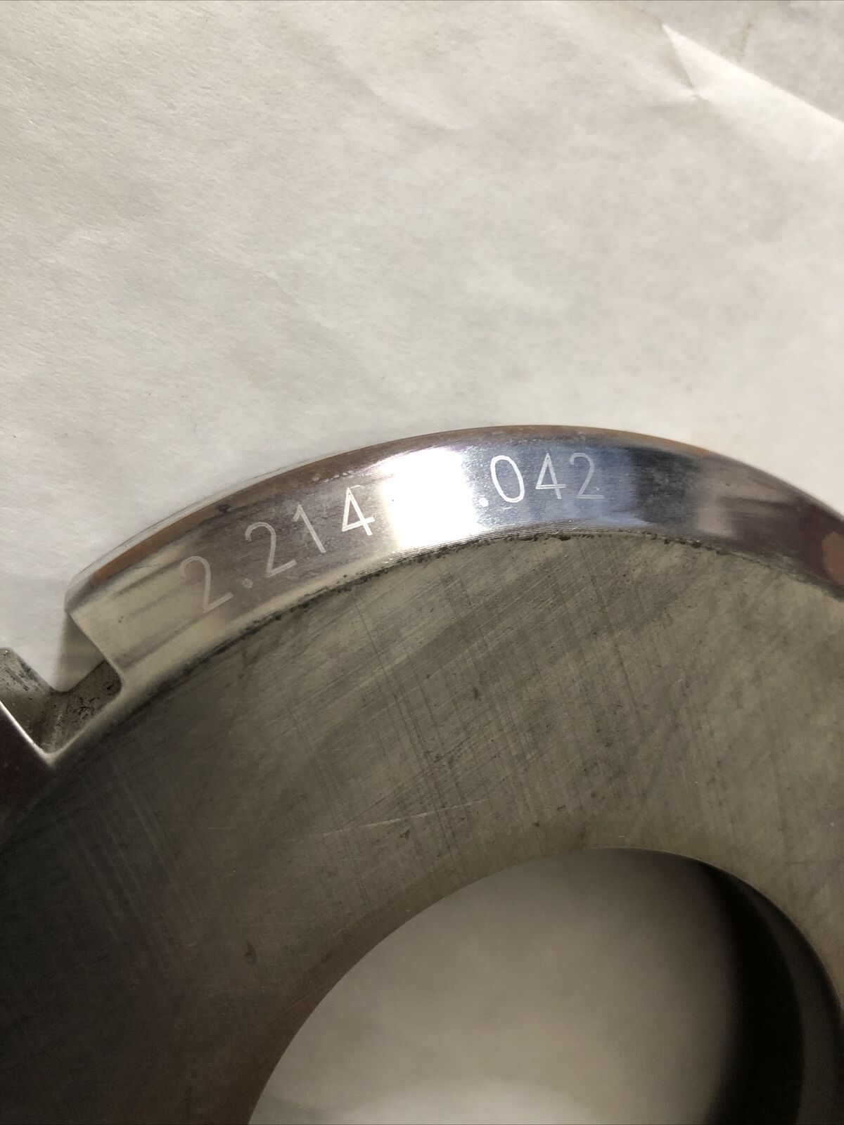 Mate Round Turret Pucnh Die Slug Free 2.214 + .042 ,Bw