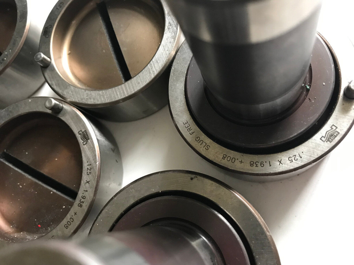 Lot 6 Mixed Sets Wilson Mate Turret Punch Die .125 X 1.938,.125" X 1.938+.016,Si