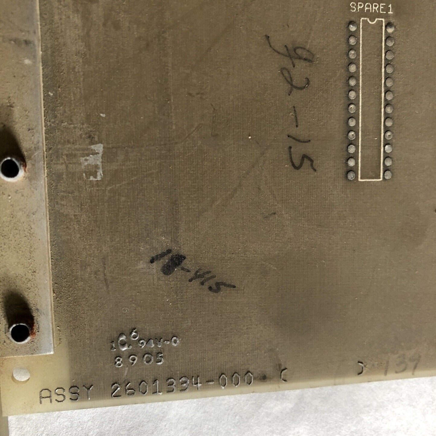 Siemens 560-2130,Texas 2601334-000,Schem 2601332,64K Mem Good Card,5602130,Bi