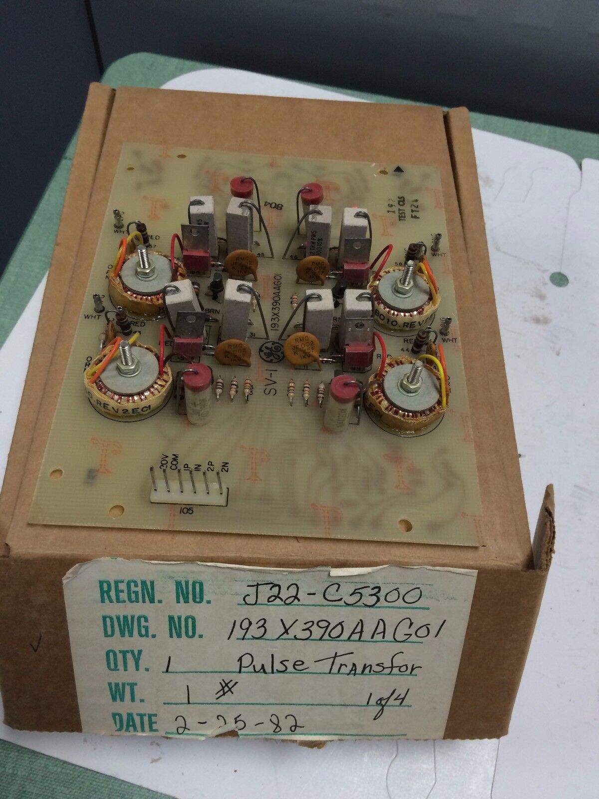 New Ge 193X390aag01,193X390aago1,Sv-I,I93x390aag01 Pulse Txf Card,Cl