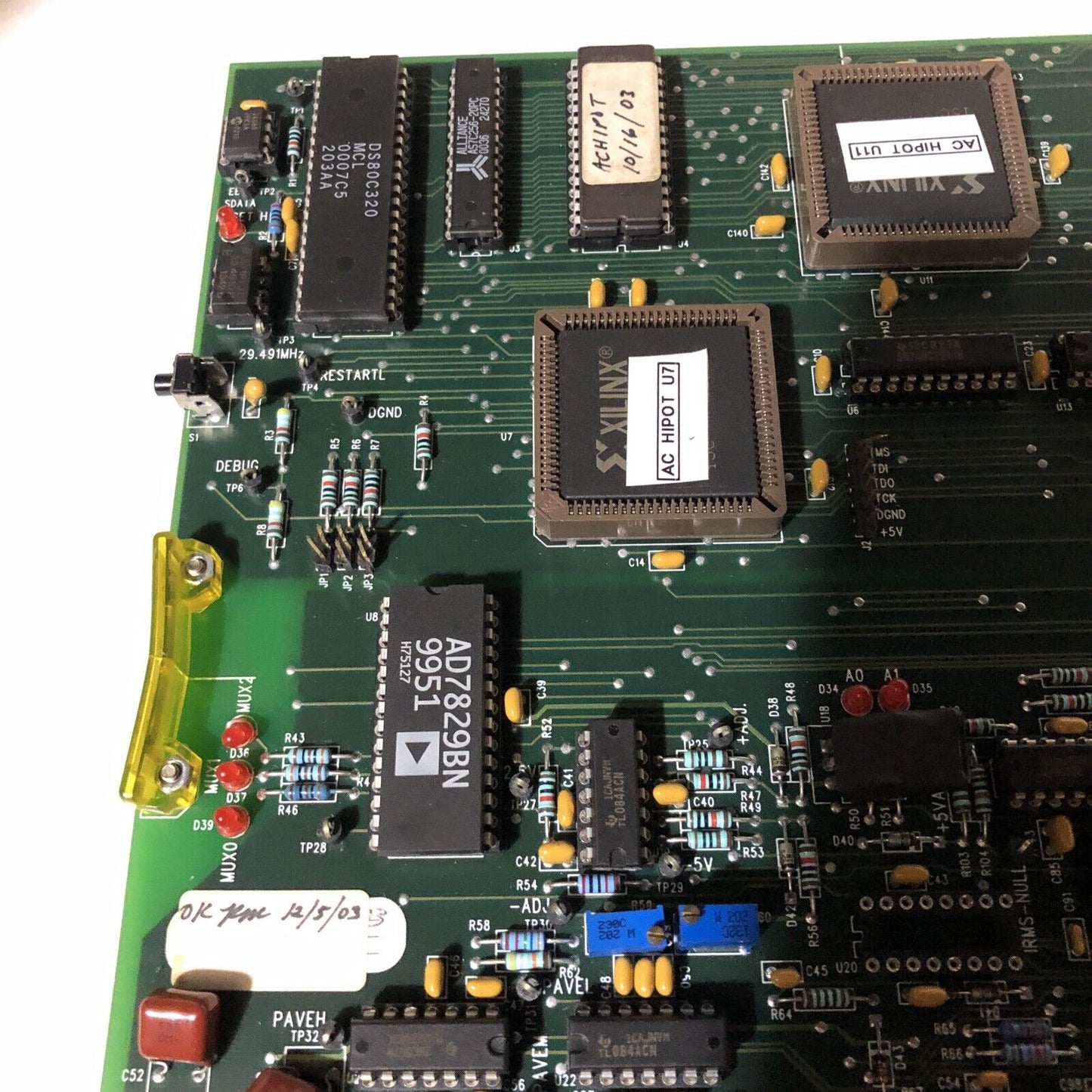 Baker Instrument 80-557 Rev Cnc Ast-Power Ac Hipot Pcb Board,Fe