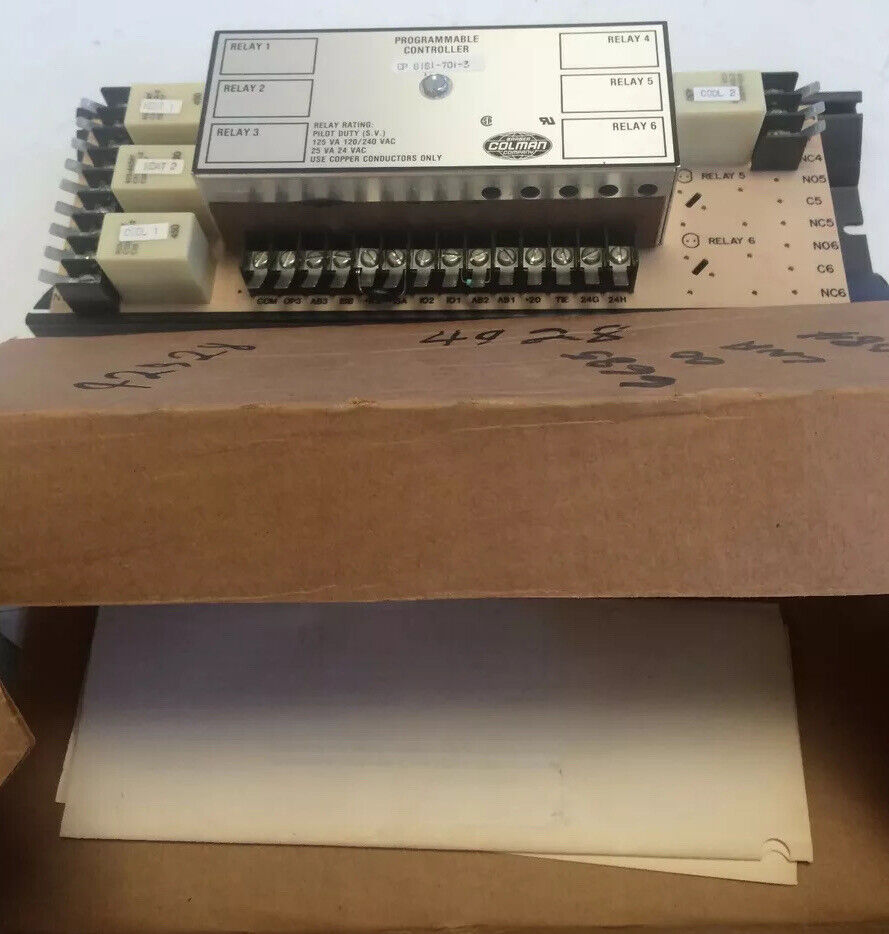 New Barber Colman Cp-8161-701-3 Programmable Controller,Ct