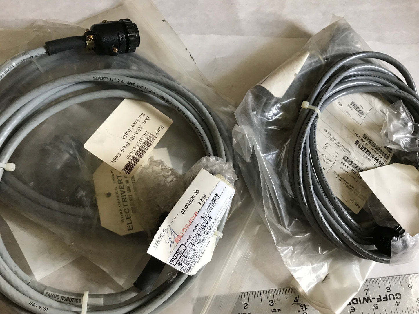 Fanuc Robotics De-3457-410-90,Aea-501 Hand Brake Cable,Unitronic-Fd,245838,Eq