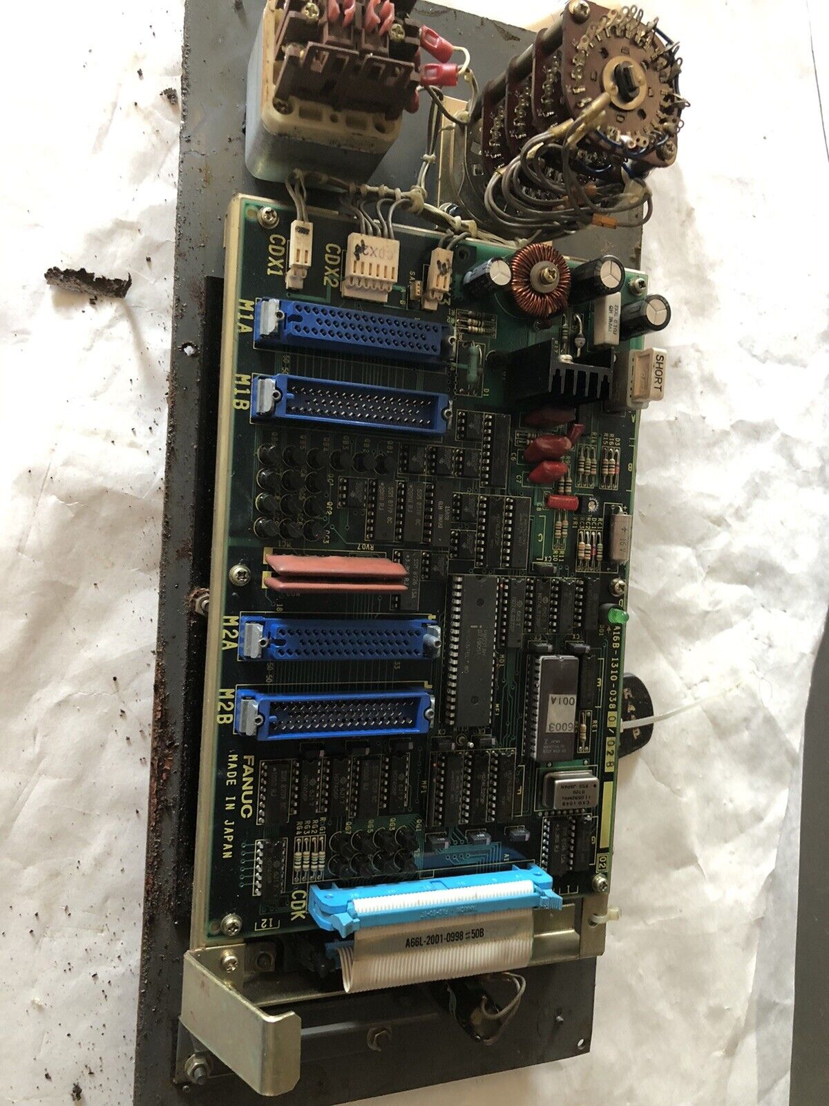 Fanuc A16b-1310-0380/02B, A02b-0084-C147 Operator Panel A66l-2001-0998,De