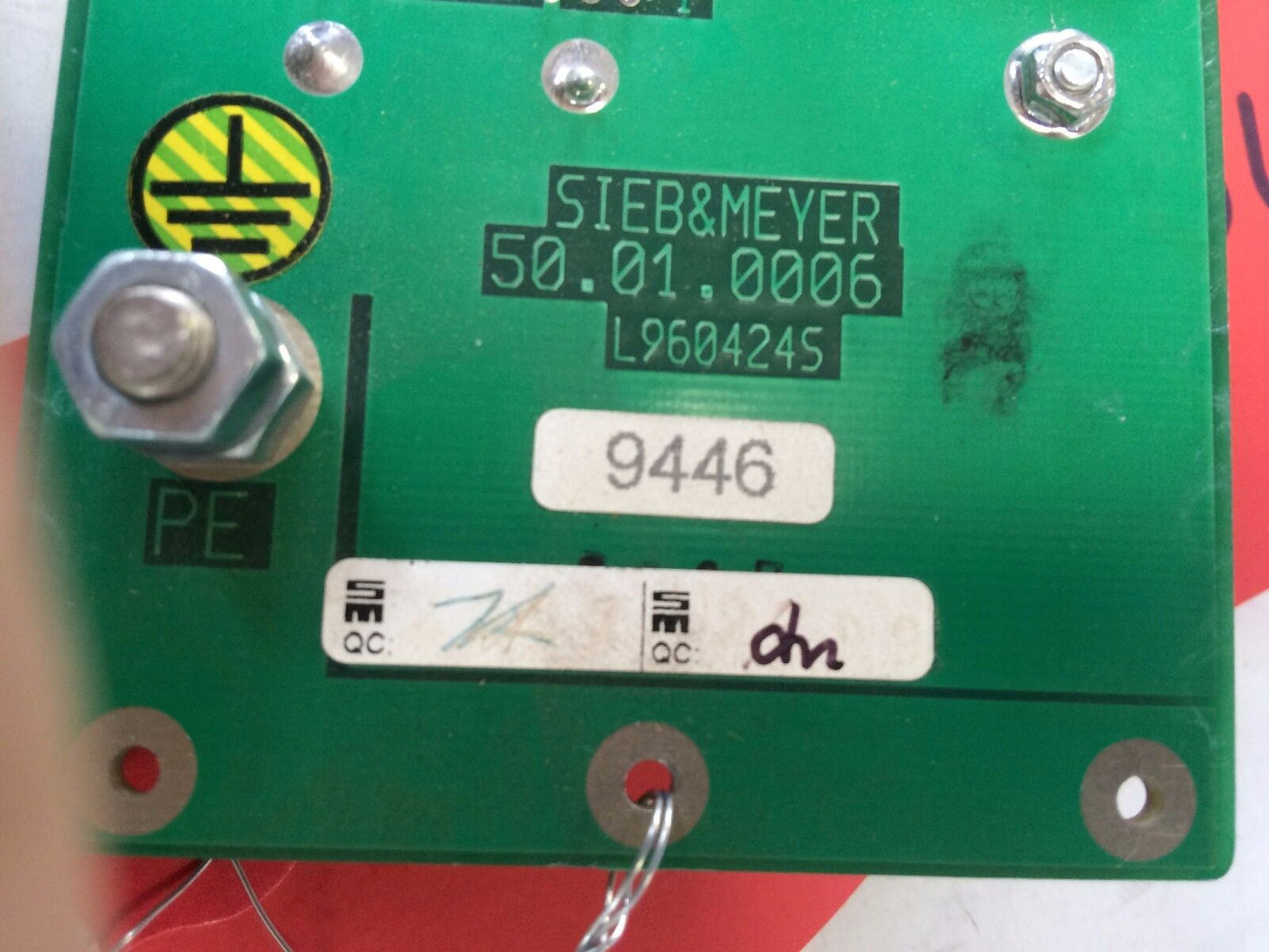 Sieb & Meyer 50.01.0006,B960424s,L960424s,K260856,Bv