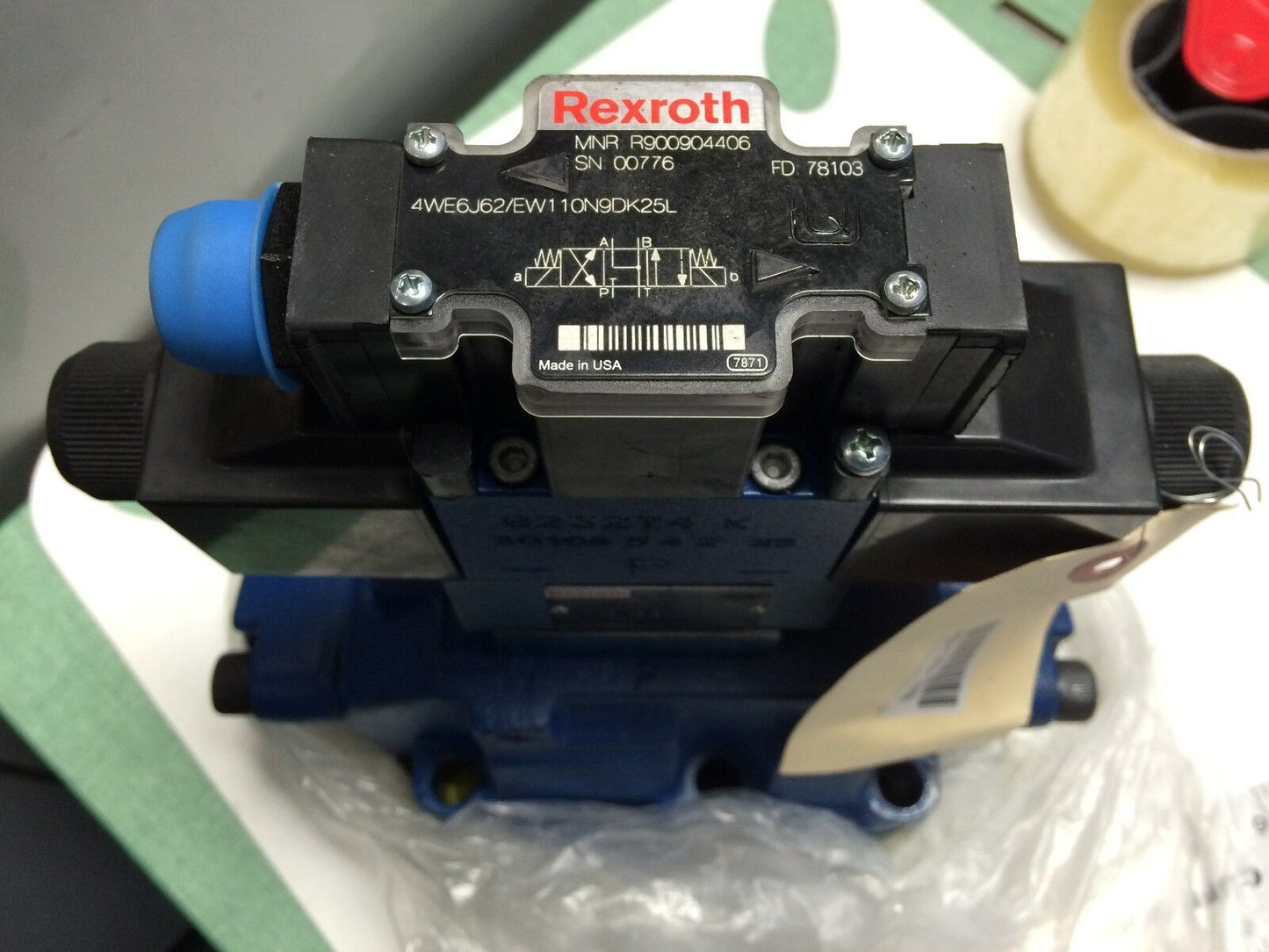 New Rexroth R900904406,Z2fs 6-2-44/1Q, Valve,R978008115,4We6j62/Ew110n9dk25l,Az