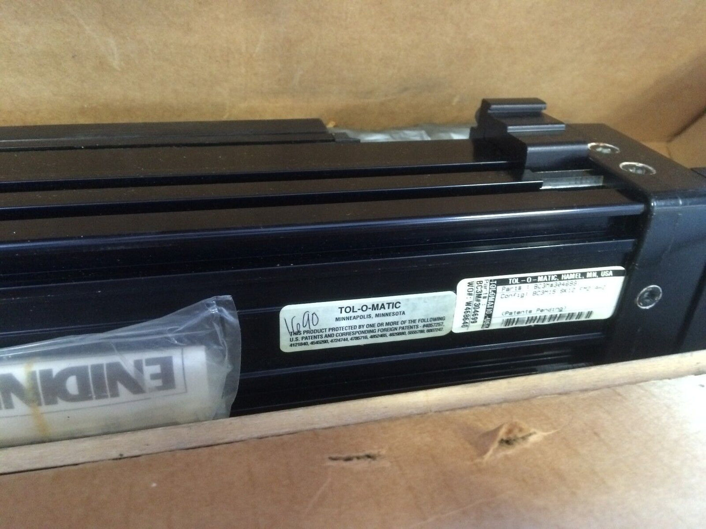 New Tolomatic Bc3m#304699 Linear Actuator,The Wedge Bc3m15 Sk12 Fm2 Ah2,Br