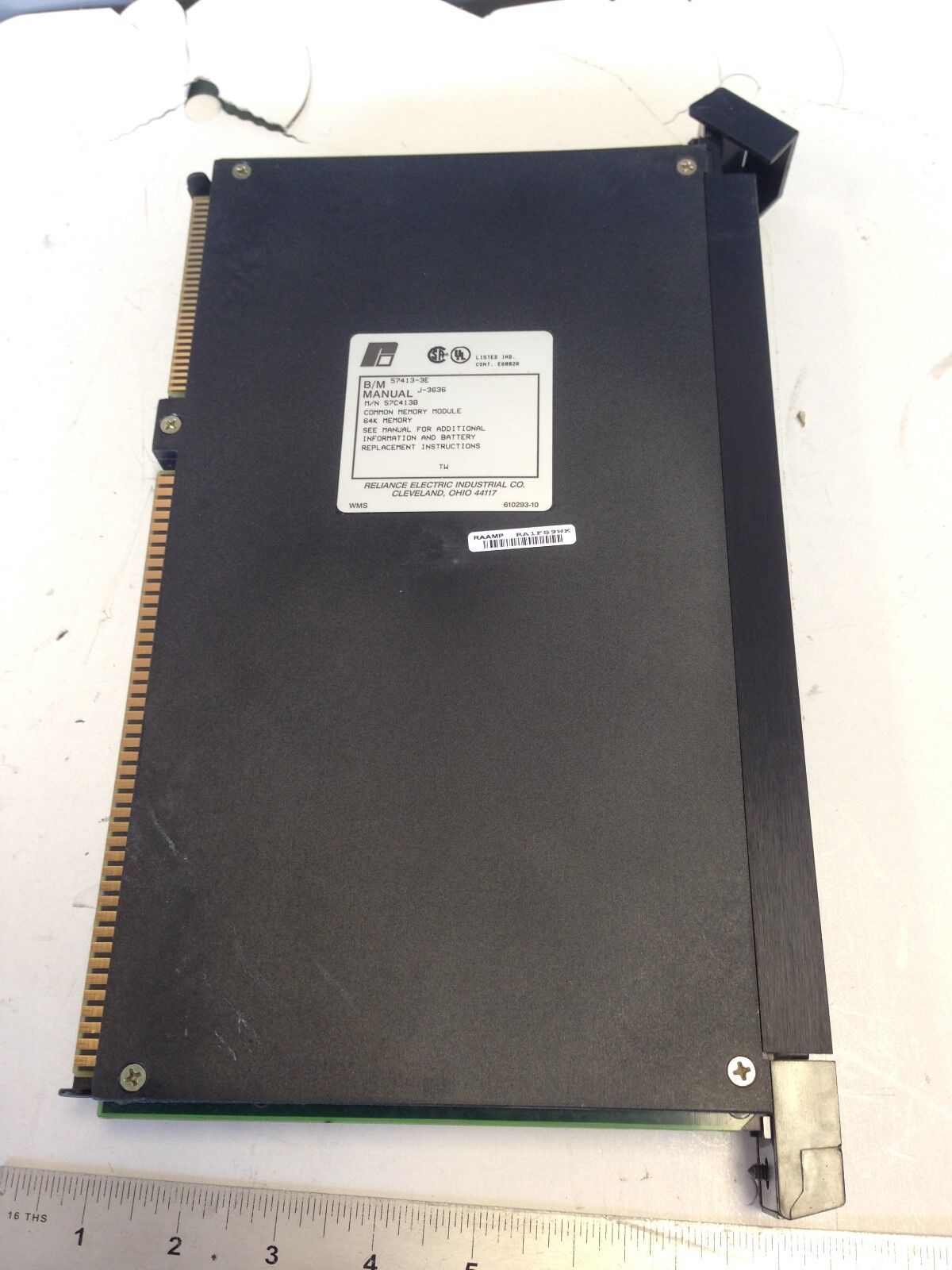New Reliance 57C413b,57413-3E,Common Memory 64K Module 57413-3E,J-3636,Sf