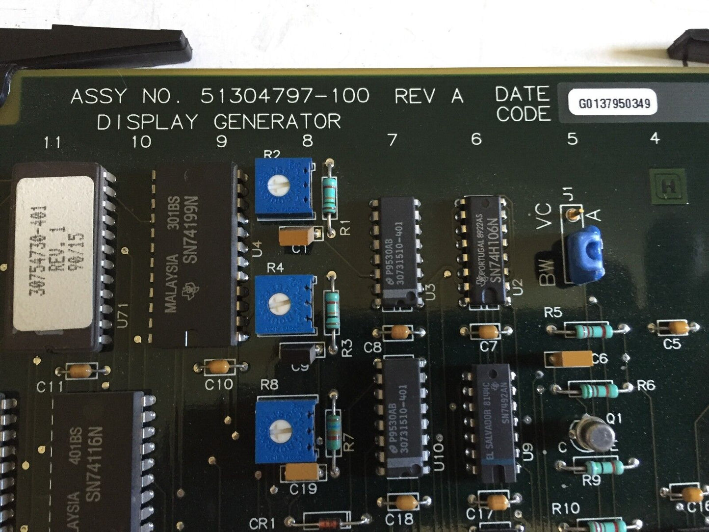 Honeywell 51304797-100 Display Generator ,Tg