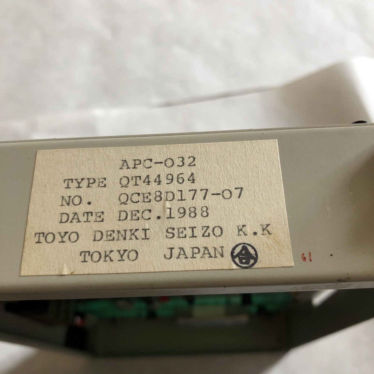 Toyo Denki Qt44964,Apc-03 Module Apc-032 Qt44964,Qf41798-2B-3B,Eb