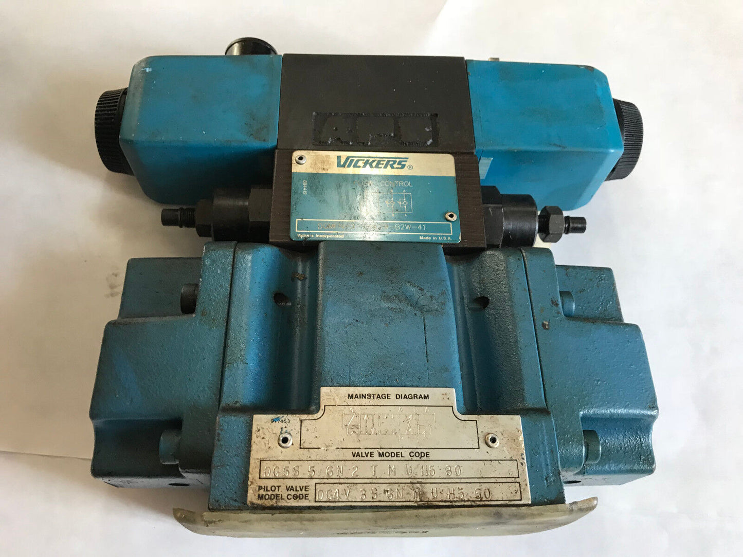 Vickers Dg4v-3S-6N-M-U-H5-60,507848,Dg5s 5 6N 2 T M U H5 30, Hydraulic Valve,Sa