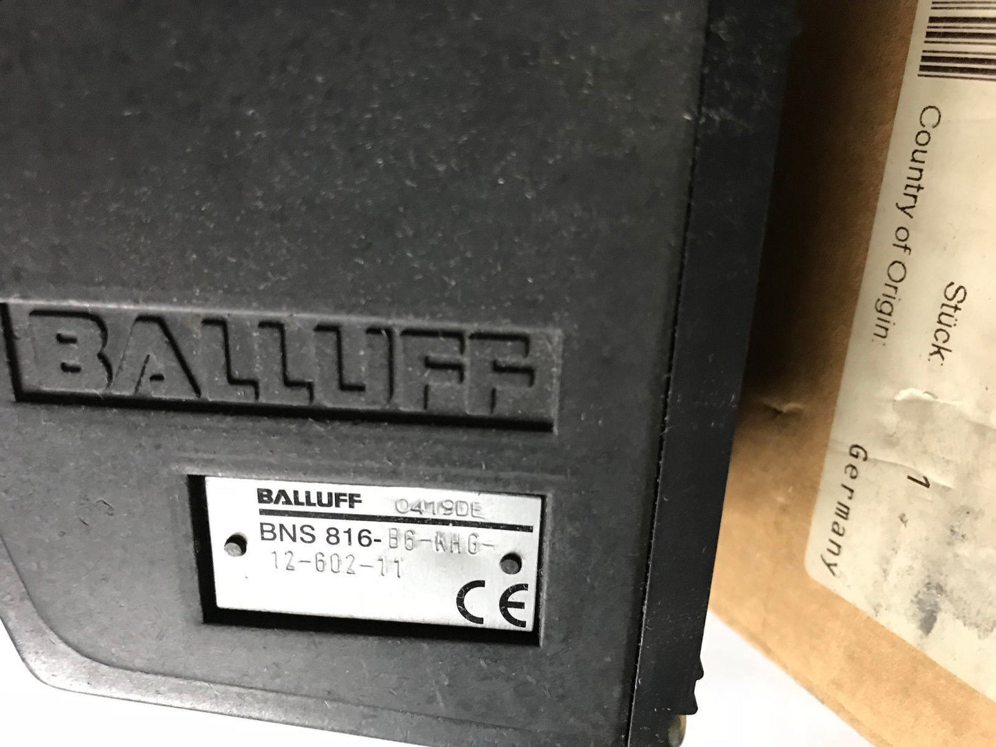 Balluff Bns 816-B06-Khg-12-602-11 Proximity Sensor Bns 816-B6-Khg-12-602-11,Sb