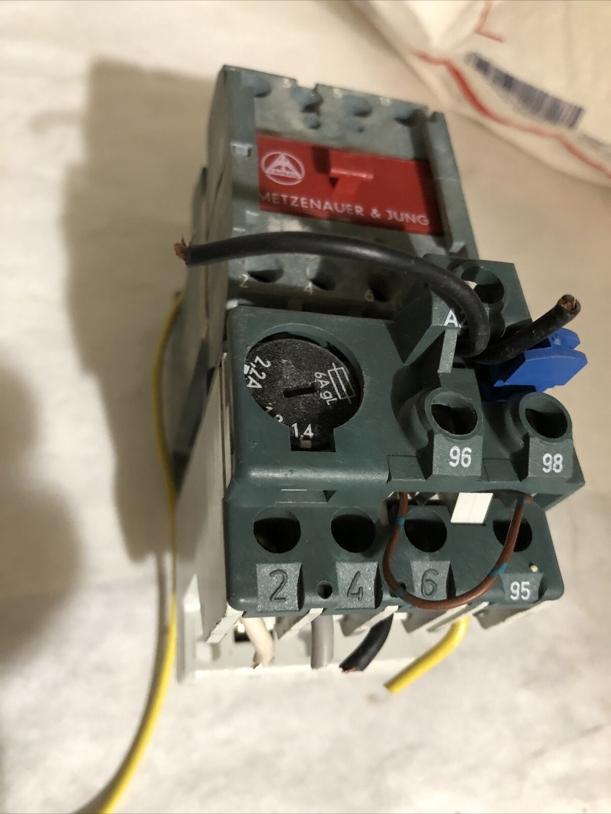 Metzenauer & Jung Dgsl12-10E K7 Contactor 24V Gl 6A Dgsl 12-01E,Bq,De
