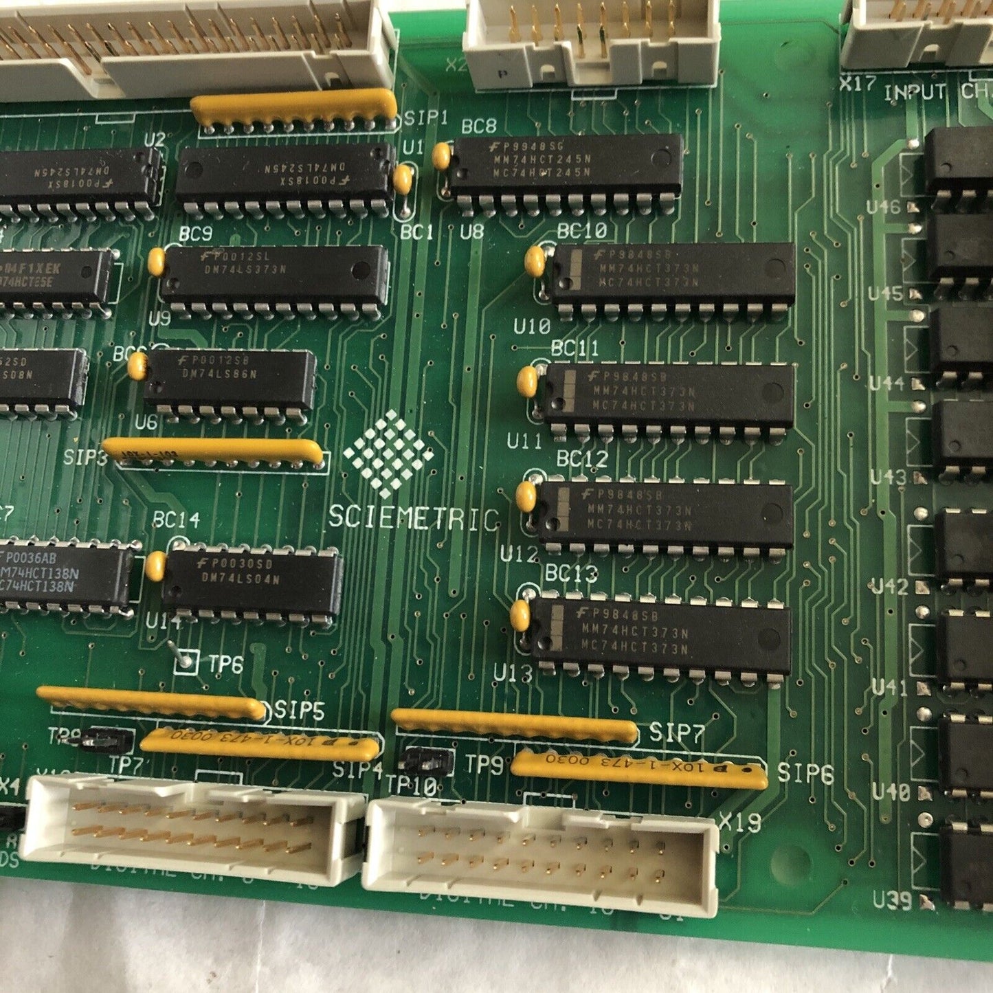 New Sciemetric Model 225 Rev 2.2, 32-Channel Ssr Input Module, Pcb Card,Ay