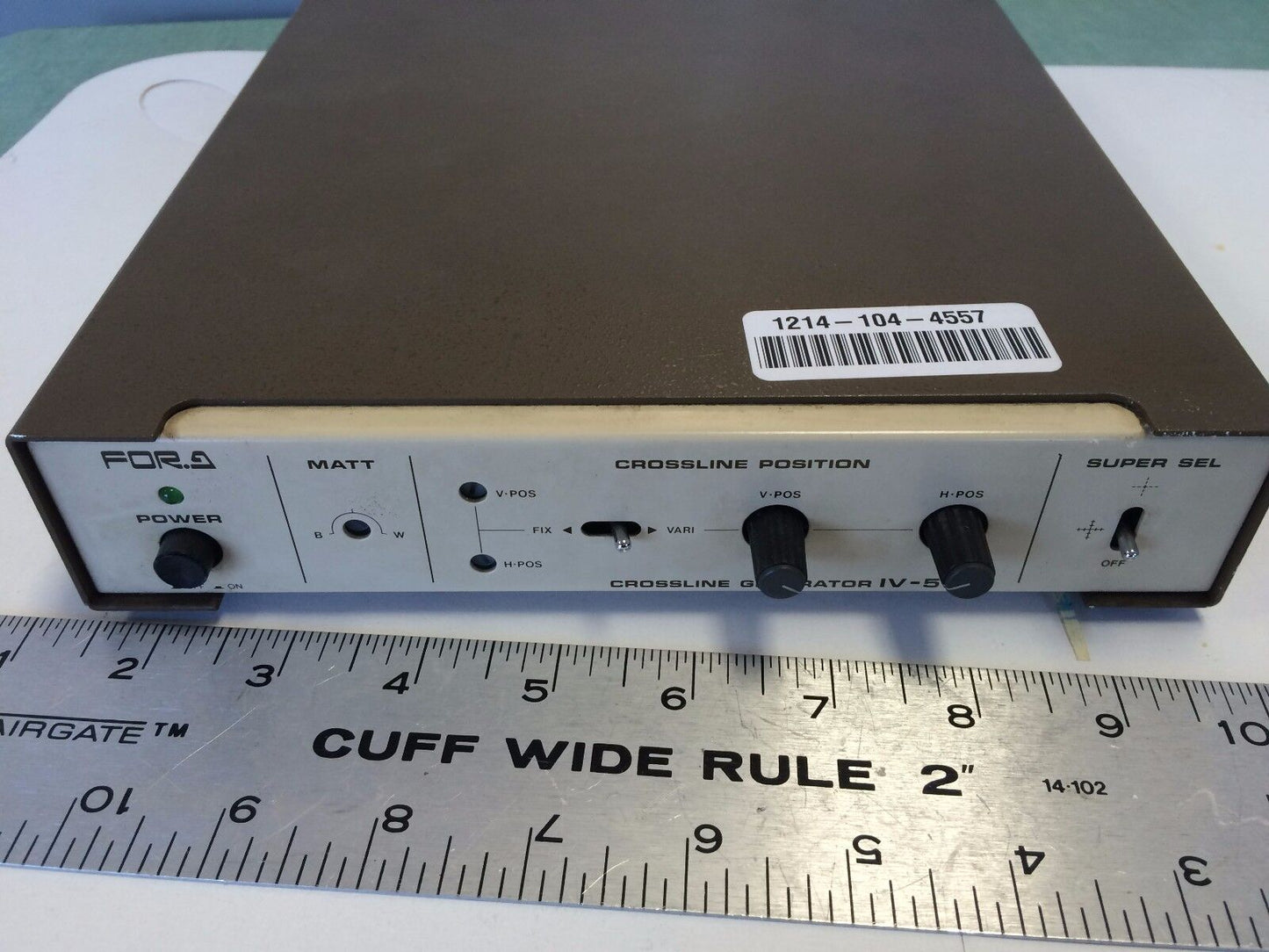 For A Iv-570 Crossline Generator, 115 Vac,(For Part And Repair Only),Ax