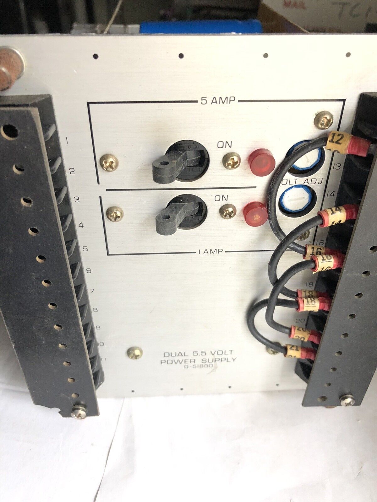 Baldor-Reliance 0-51890 Dual 5.5 Volt Power Supply 0-51660,Tc