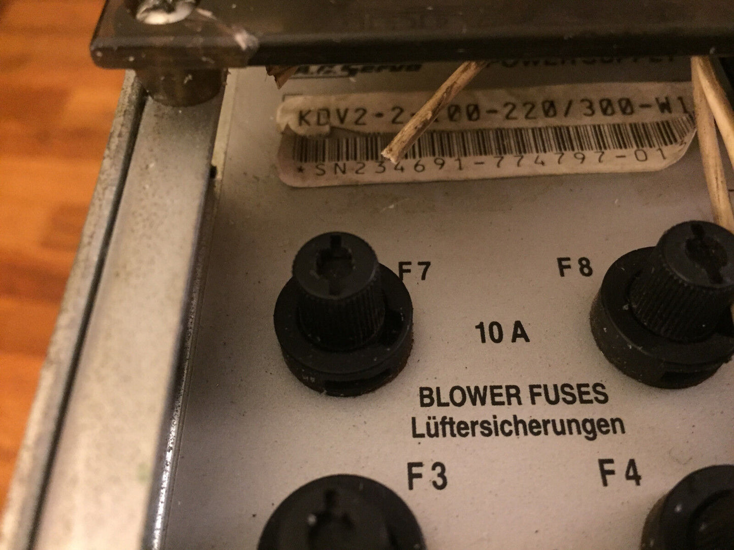 Indramat Kdv2-2-100-220/300,Kdv2-2-100-220/300-W1 Power Supply,Bm