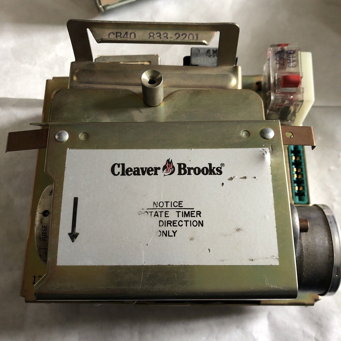 Cleaver Brooks Cb 40,Honeywell R4140l1022,Cb40,Cleaver Brooks 833-2201,120V,Ed