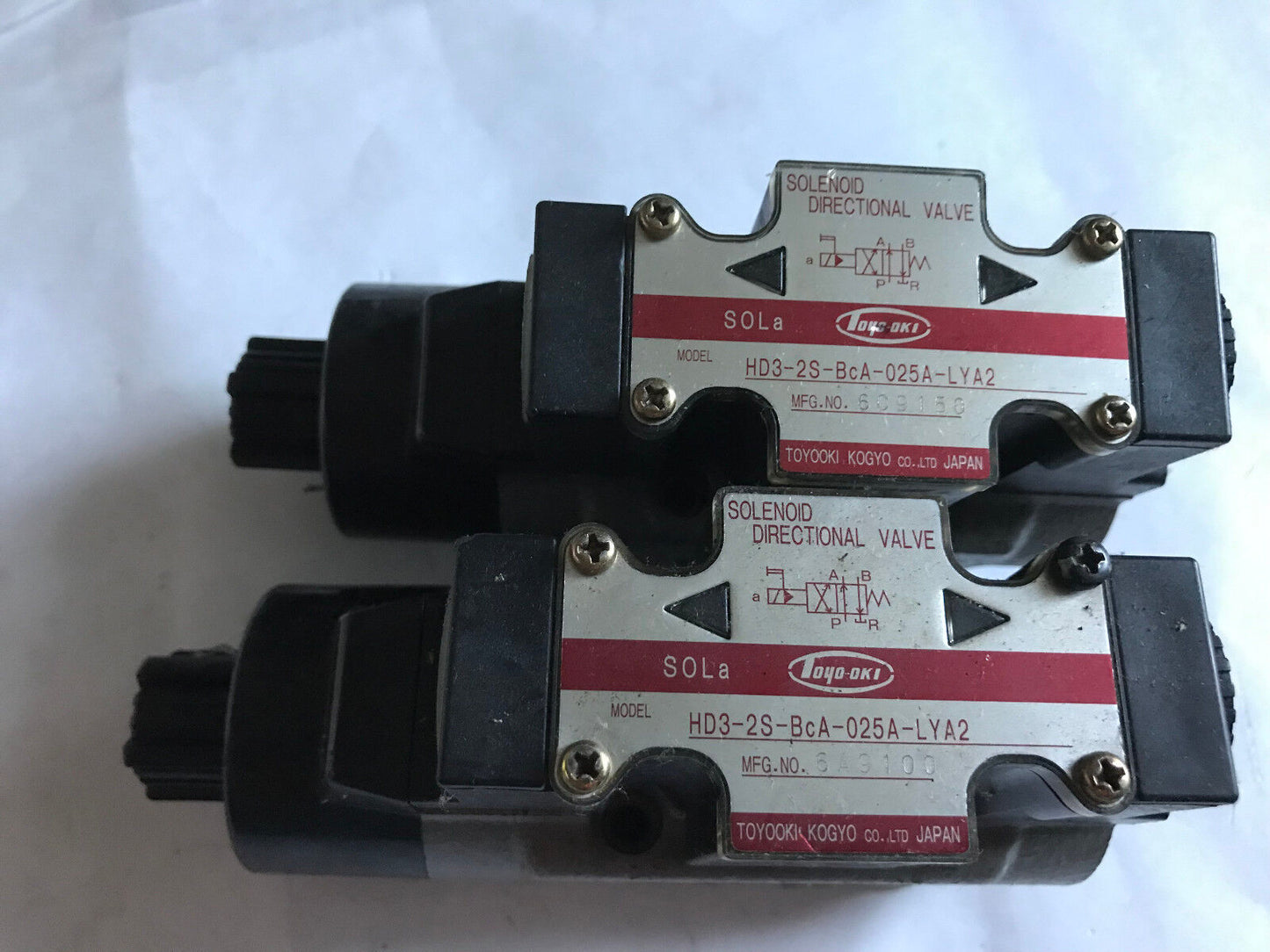 New Sola Toyo-Oki Hd3-2S-Bca-025A-Lya2 Hydraulic Solenoid Directional Valve,Et