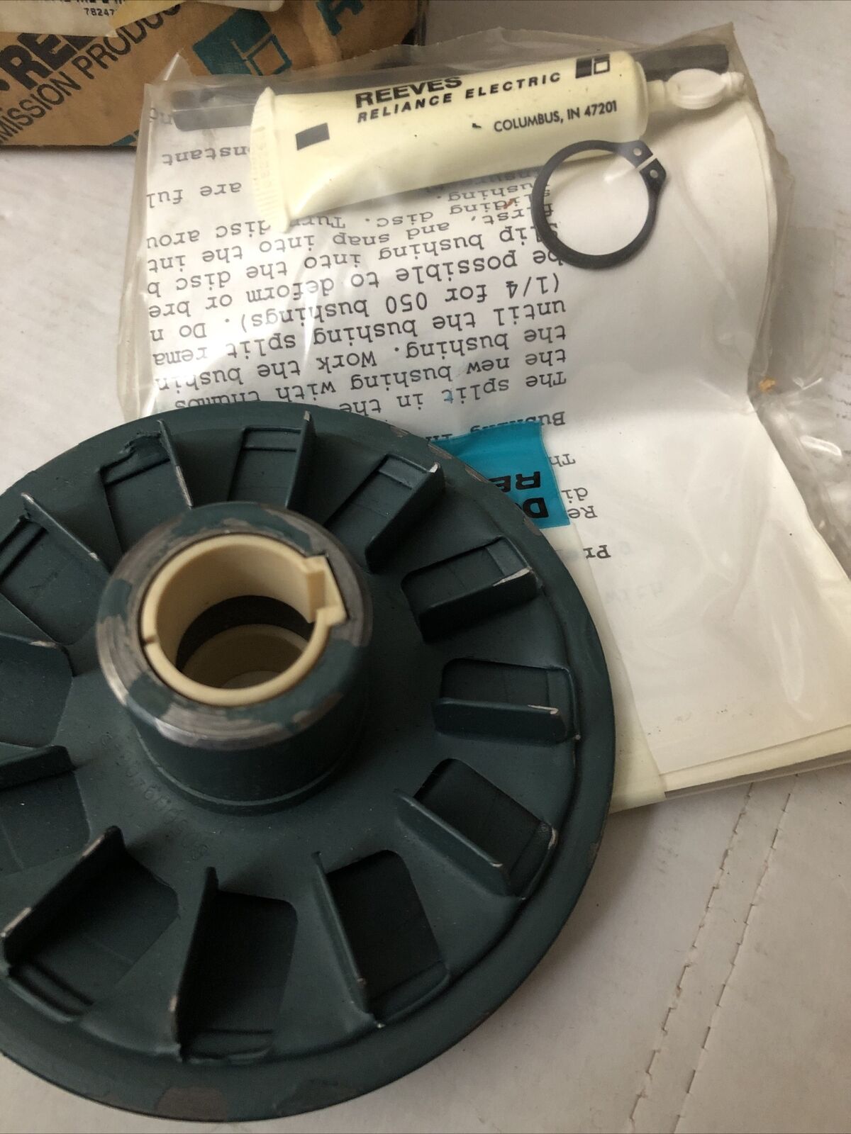 Dodge,Baldor,Reliance Electric Reeves Vari Sliding Disc Kit 66 Size 050 Md,Cw