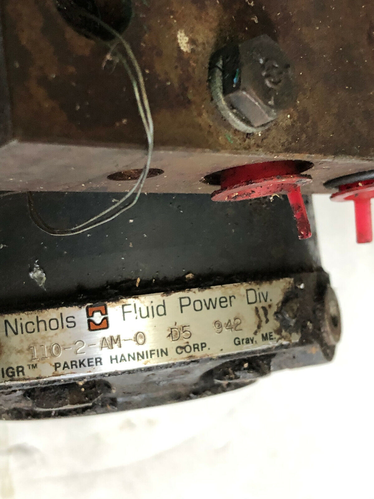 Parker 110-2-Am-0 D5 942 Nichols Fluid Power,Hydraulic Motor Pump,Ap