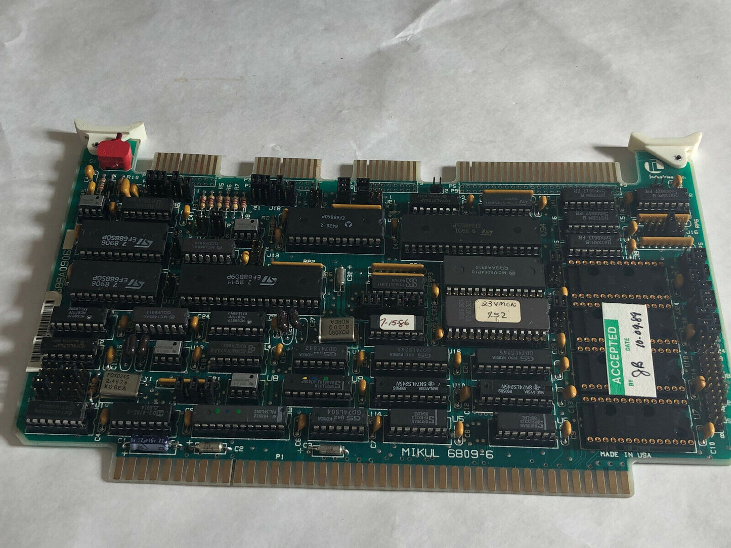 Industries Mikul 6809-6 ,00018621,68Ba0906 Pcb Board ,Ff