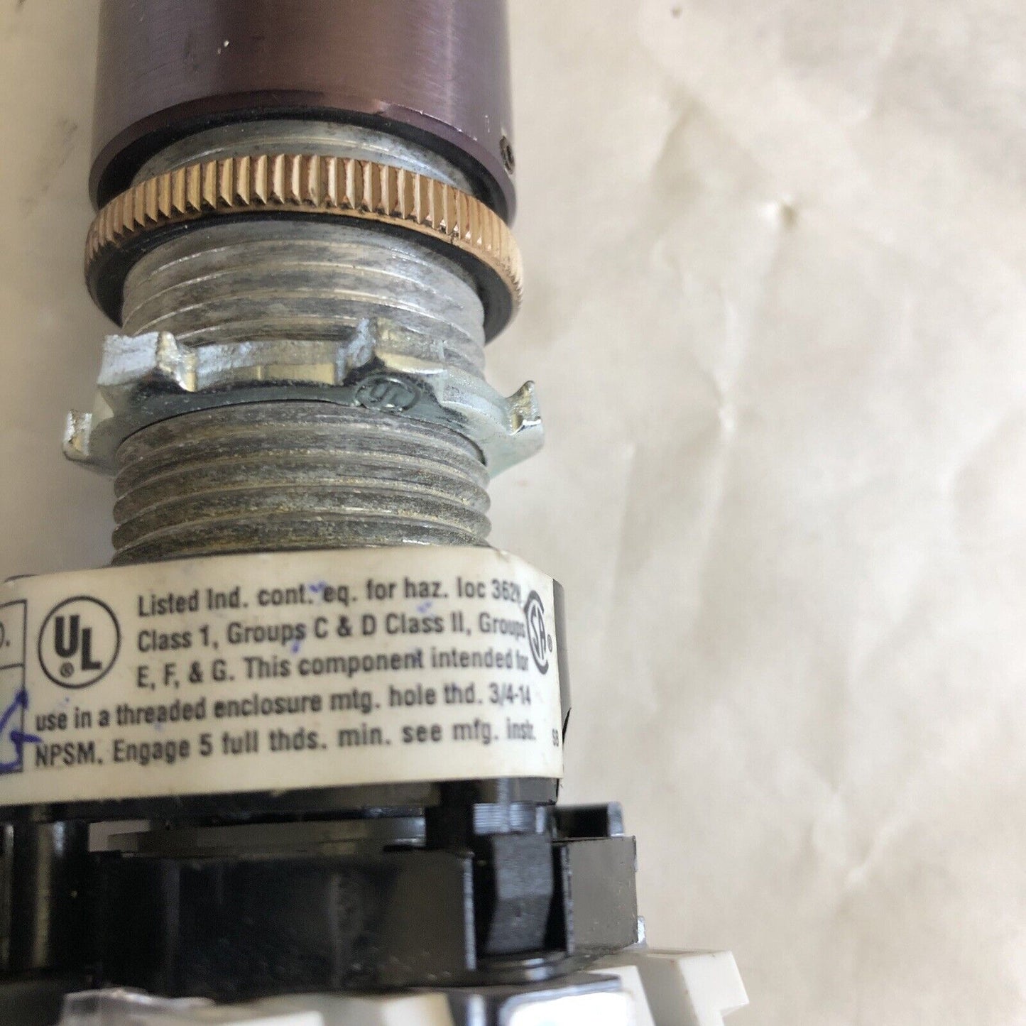Gs 22Kng,Pb1a Selector Swicth Key 2Position Maintained,Class 441 Ess22kng,Dd