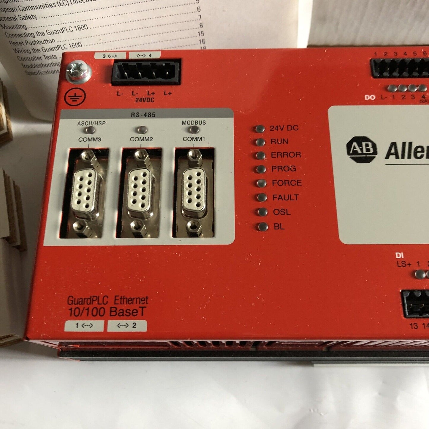 New Allen-Bradley 1753-L28bbbm C A 6.28,Guardplc 1600 Cpu Modb,Guard Plc 1600,Sj