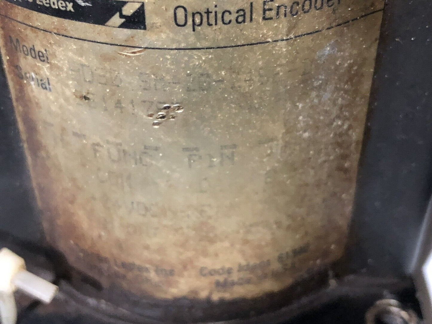 Lot 3 Ledex Hd30 Datametrics Optical Rotary Encoder 3/8" Shaft U0-0020-58E-2,Tn
