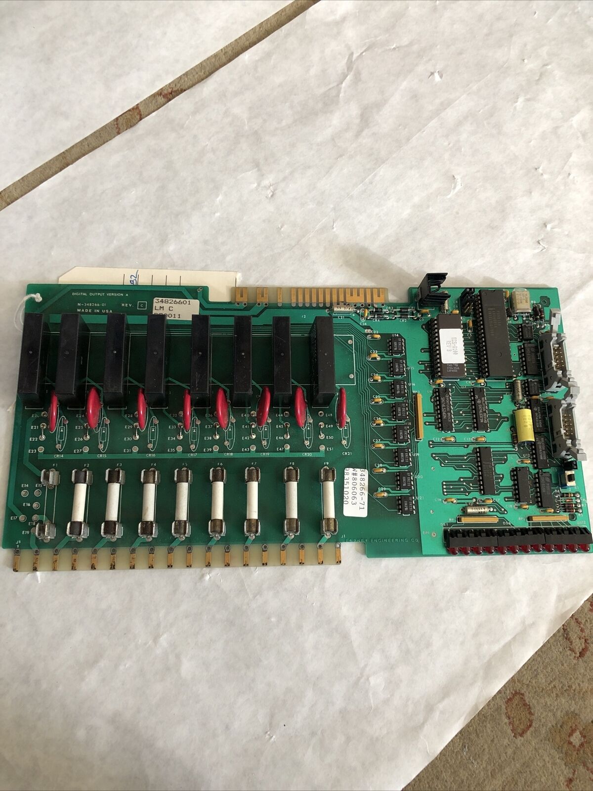 Forney N-348266-01,348266-01,34826671 Digital Output Version A (Need Fuse),Cz,Bw