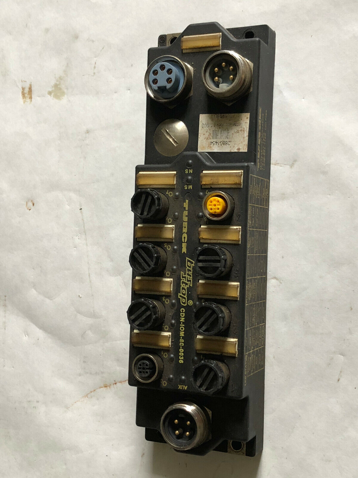 Turck Cdn-Iom-88-0036,Cdn-Iom-80-0036 Bus Stop Devicenet 8 I/O Station,Er