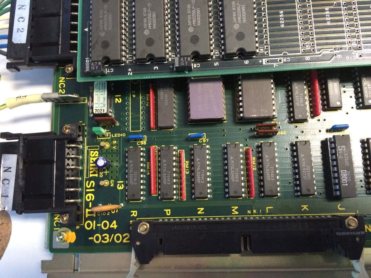 Sanyo Denki Servo Drive S16-Ii,01-04-03/02,Si6ii,Seiki 01-19-00 Ram Disk,Ea