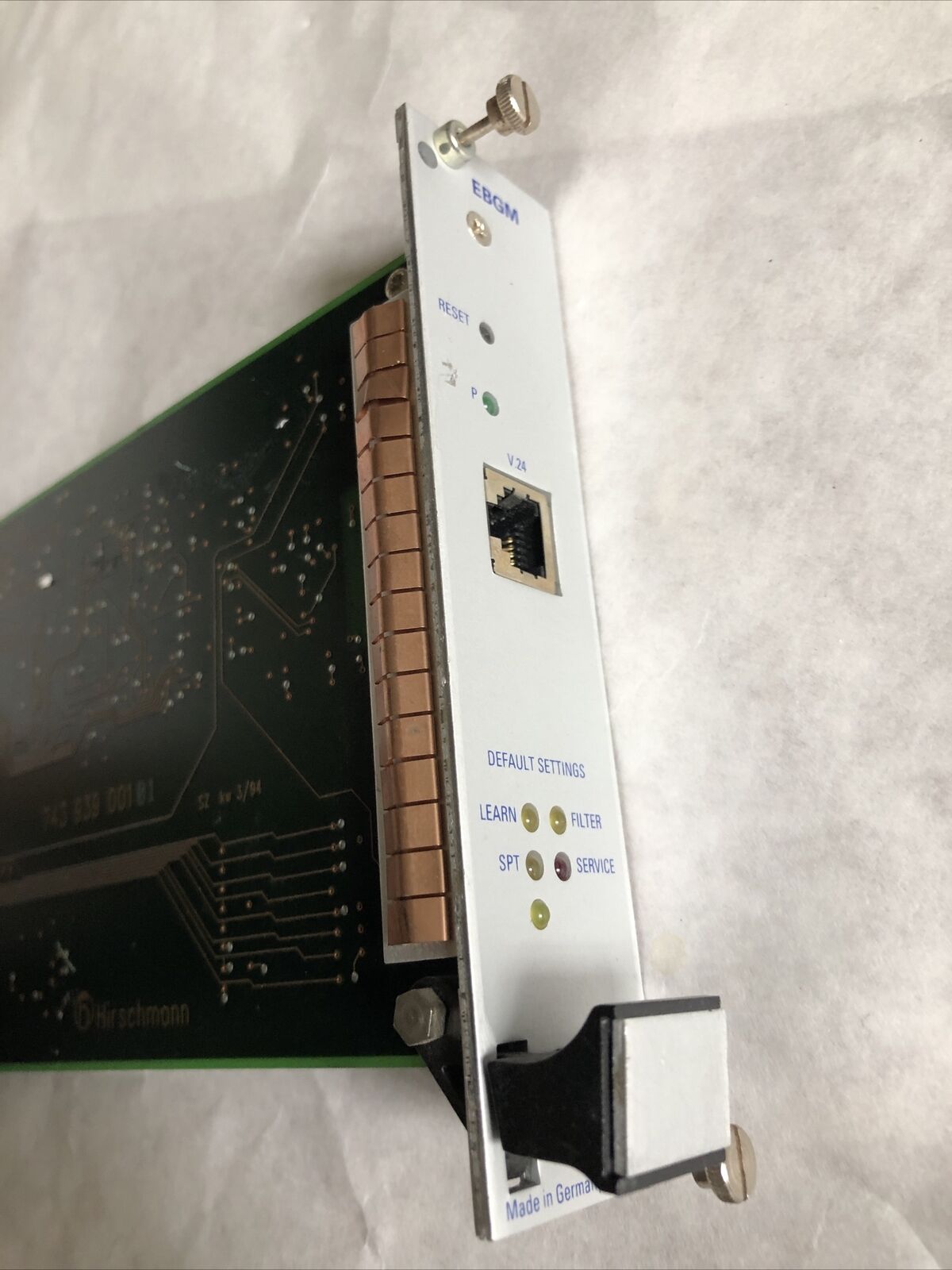 Hirschmann Ebgm,943241002 00001455,743 939 001 Ethernet Module,84387300102119,Sf