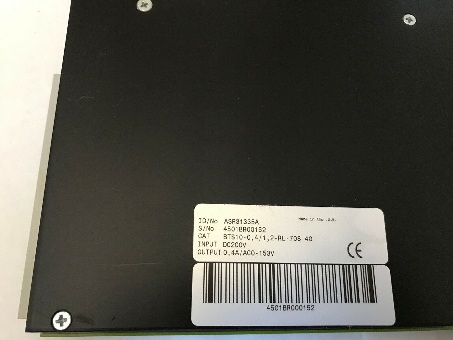 Baldor Bts10-0,4/1,2-Rl-708 40,Asr31335a,Asr15583b-C Baldor Bts 10 Baldor Asr,So