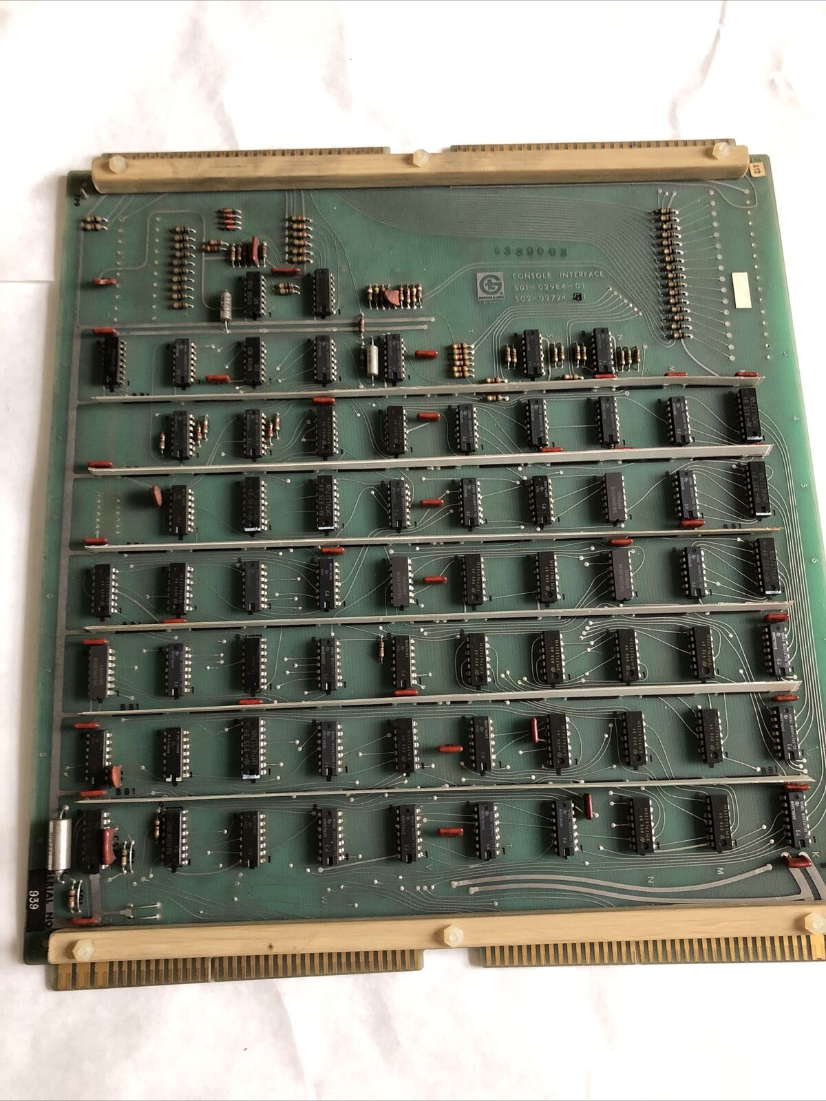 Giddings & Lewis 502-02724-51,501-02984-01,Console Interface Plc Board,Dj