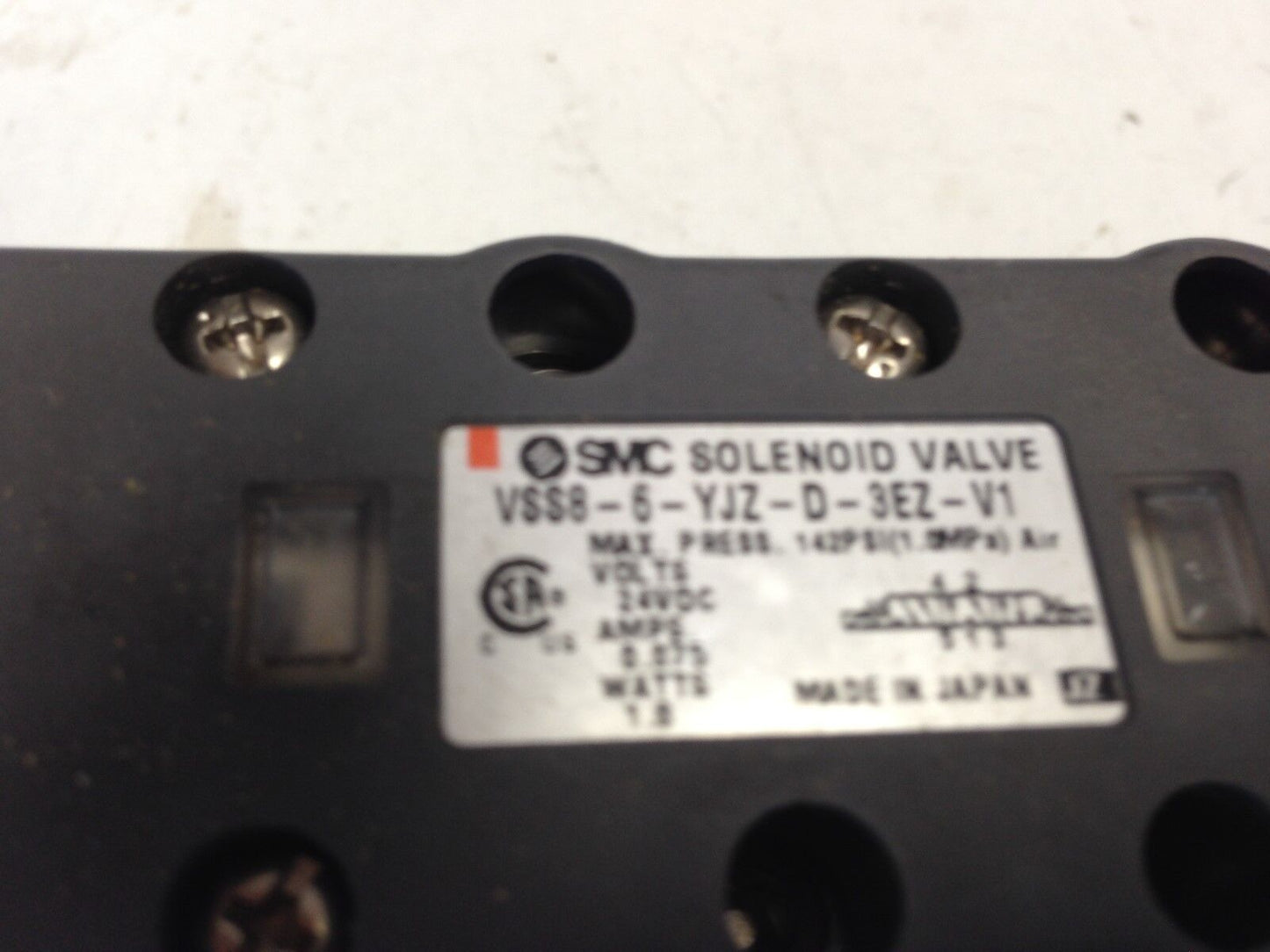 New Smc Vss8-6-Yjz-D-3Ez-V1 Valve Dc21-26V 24Vdc,Fi