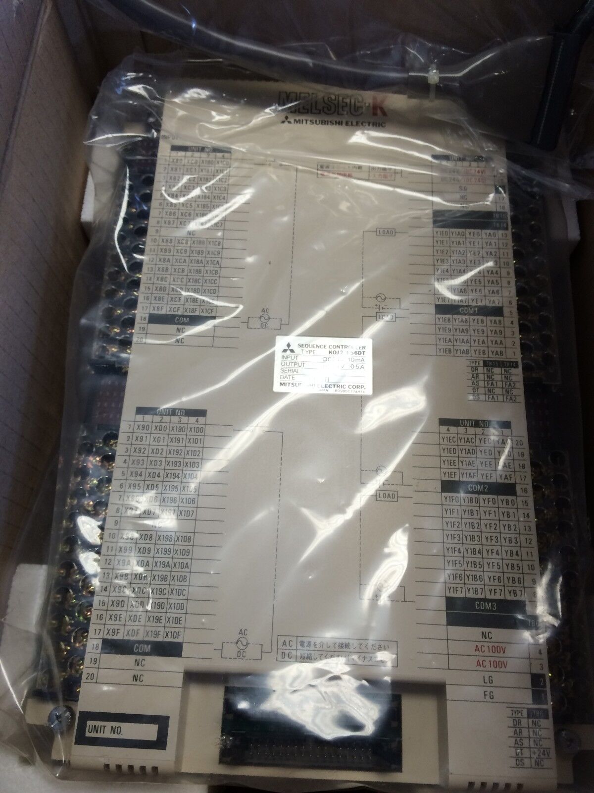 New Mitsubishi K0j2-E56dt,Koj2-E52dt Sequence Ctrl Koj2-E56dt Melsec-K,Fb