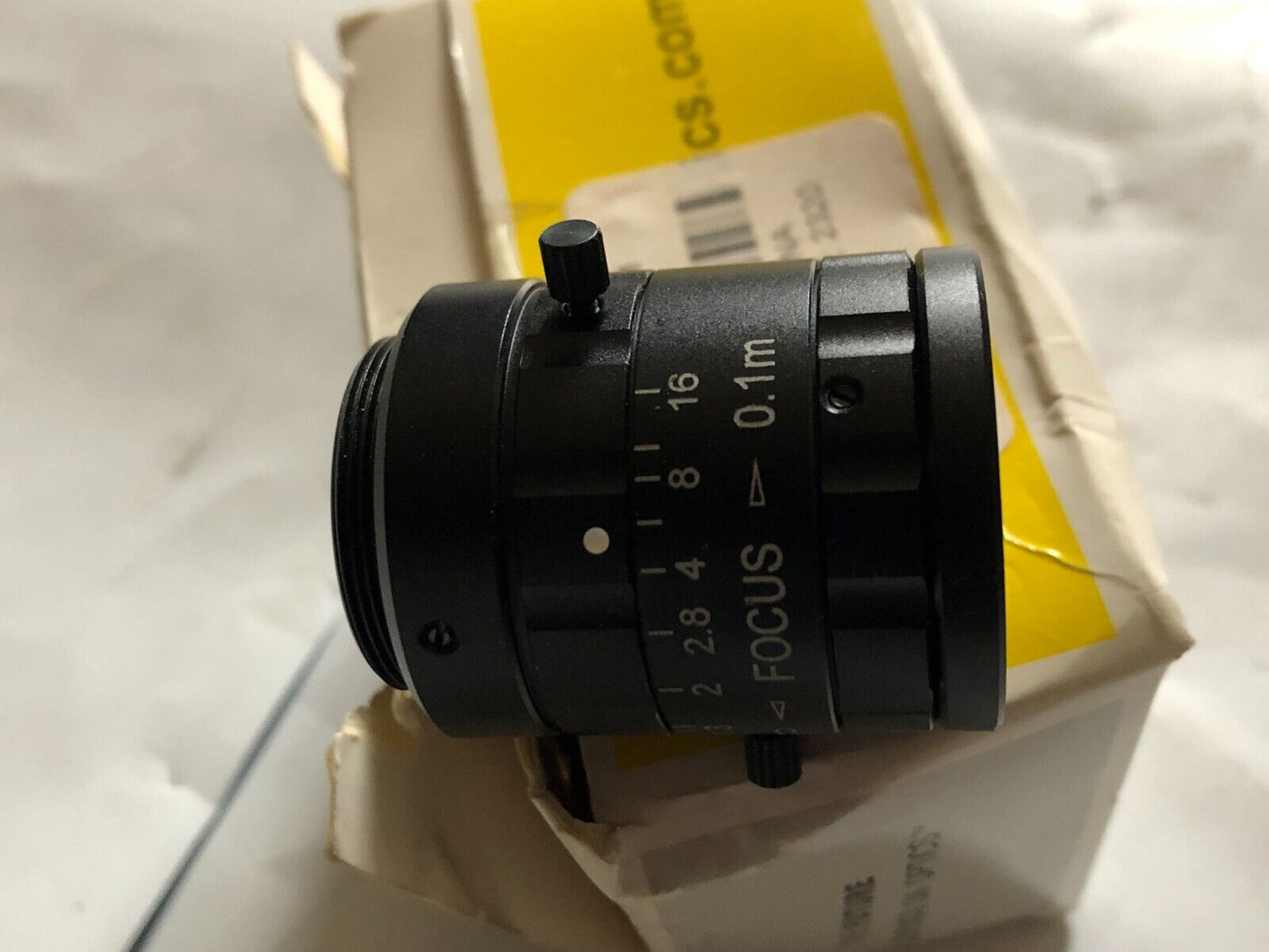 Cognex Edmund Optics Lec-58001 12Mm Fixed Focal Length Lens,8.5Mm/F1.3 58000, Bt