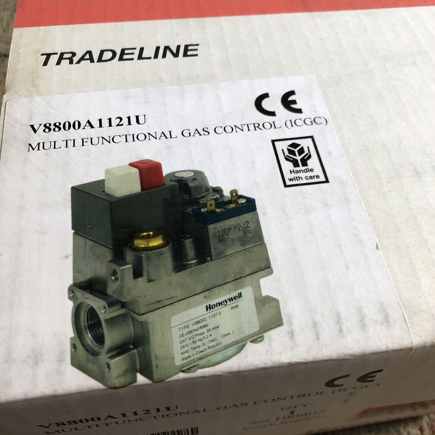 New Honeywell V8800a1121u Multi Functional Gas Control V8800a 11212 24V,Ea