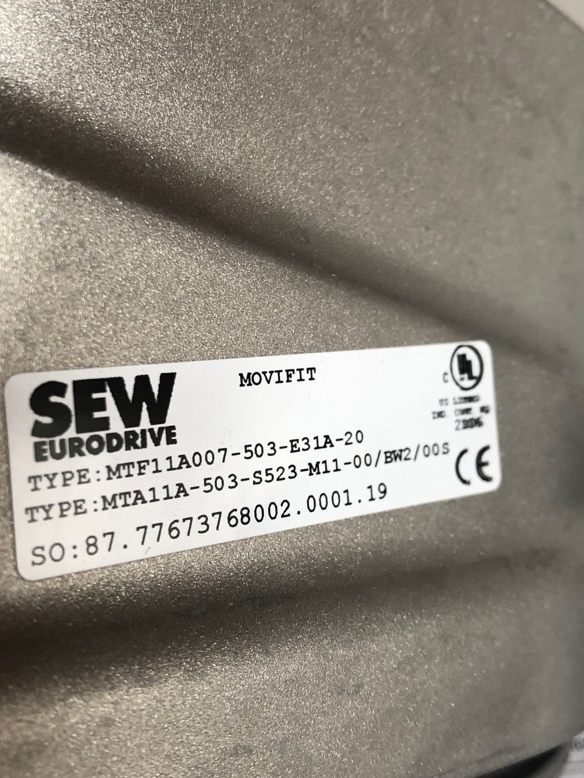New Sew Eurodrive Mta11a-503-S523-M11-00/Bw2/00S Movifit Inverter Drive,Ao