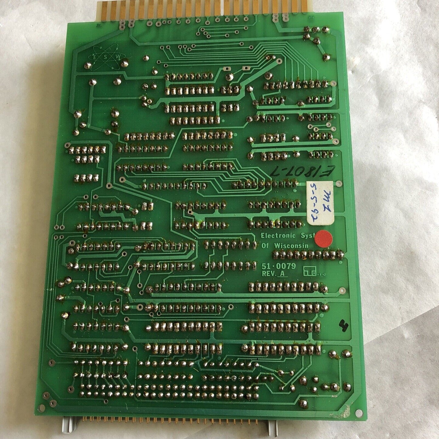 Wisconsin 35-008-0006 Electronic Systemscontrol Interface Board,51-0079 Rev.A,Er