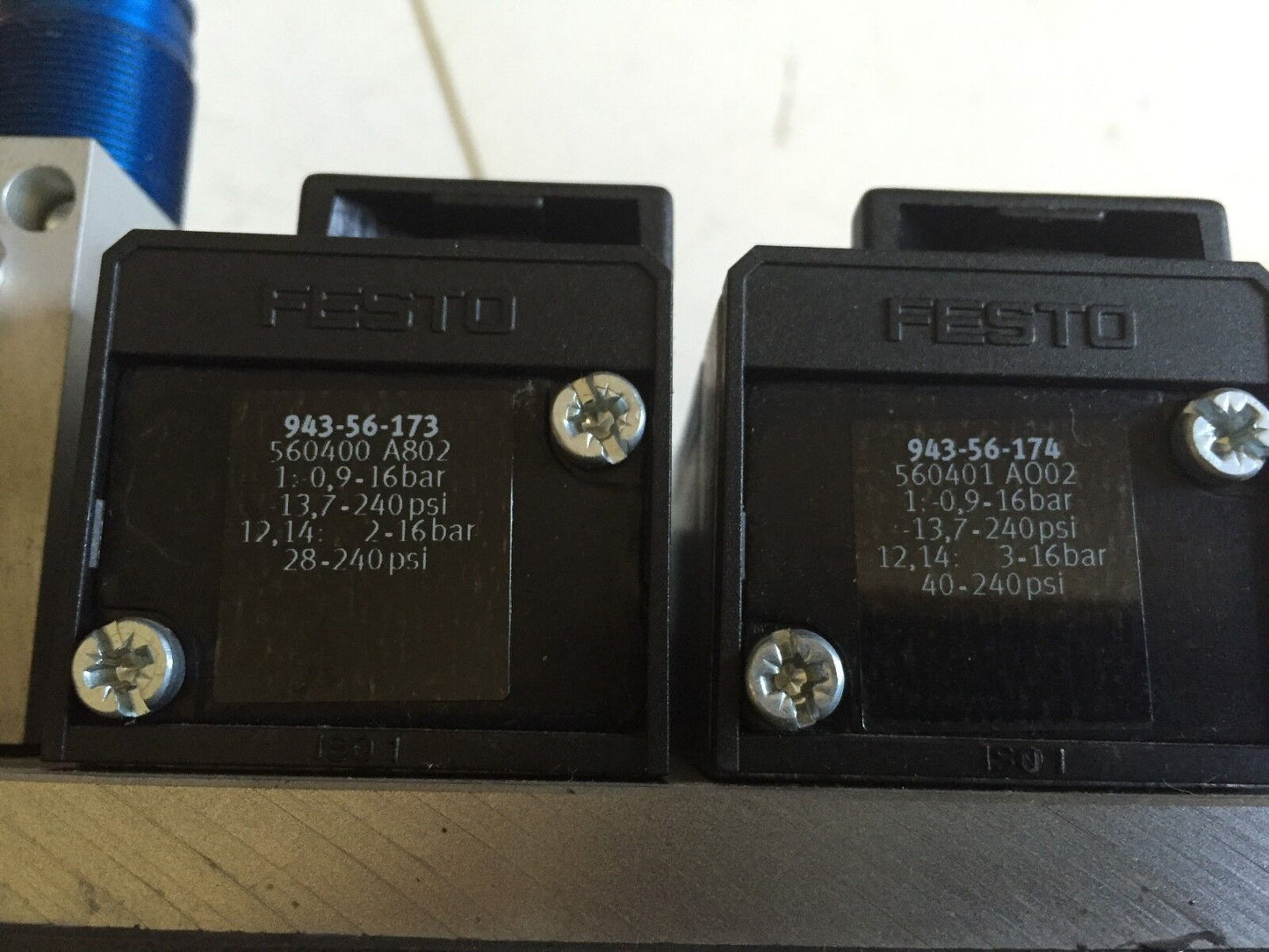 Festo 557790,Oystar Aerofill Pneumatic Valve 943-56-169,943-56-172,943-56-173,Fb