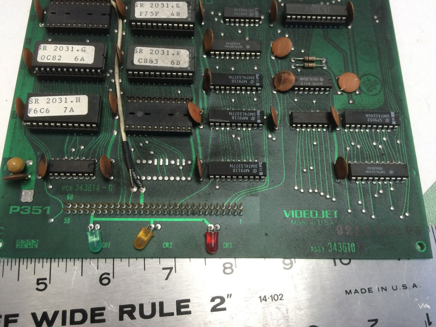 Videojet Csr-3884,Sar-2031 343610 ,343614--G, Pcb Board,Bp